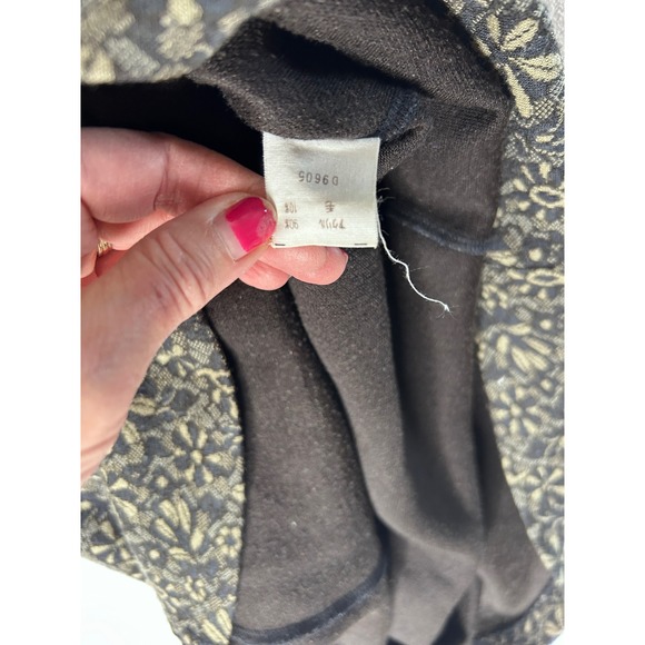 22 OCTOBRE Paris Bruxelles Floral Knit Sleeveless Shift Dress navy size 2 09605 - Picture 4 of 8